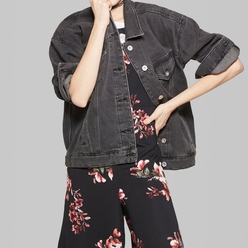 Wild Fable|| Black Denim Jacket